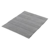 Wc-vorleger Tikka Silberfarben 55x65 Cm Waschbar - Silberfarben, Basics, Textil (55/65cm) - Kleine Wolke