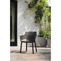 Záhradná stolička farba grafit - grafitová, Modern, plast (53/78,4/61,5cm) - Mömax