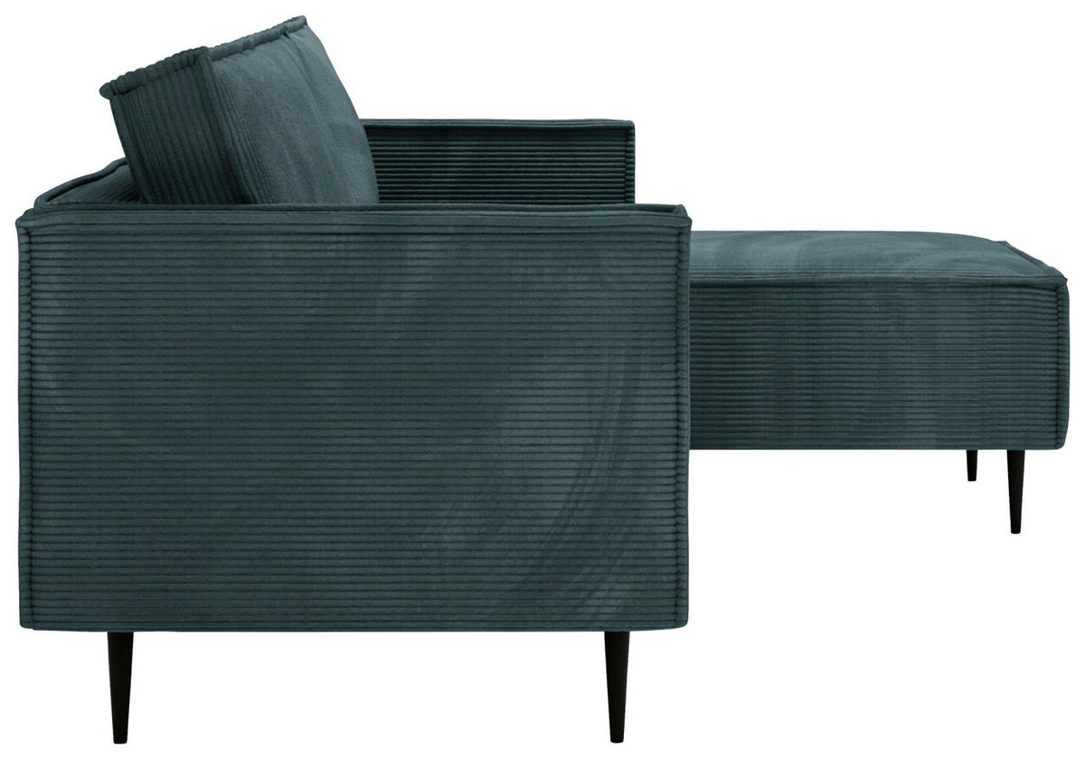 Ranger Petrol S: 223x151 Cm - Petrol/Schwarz, Design, Textil (223/151cm) - Livetastic