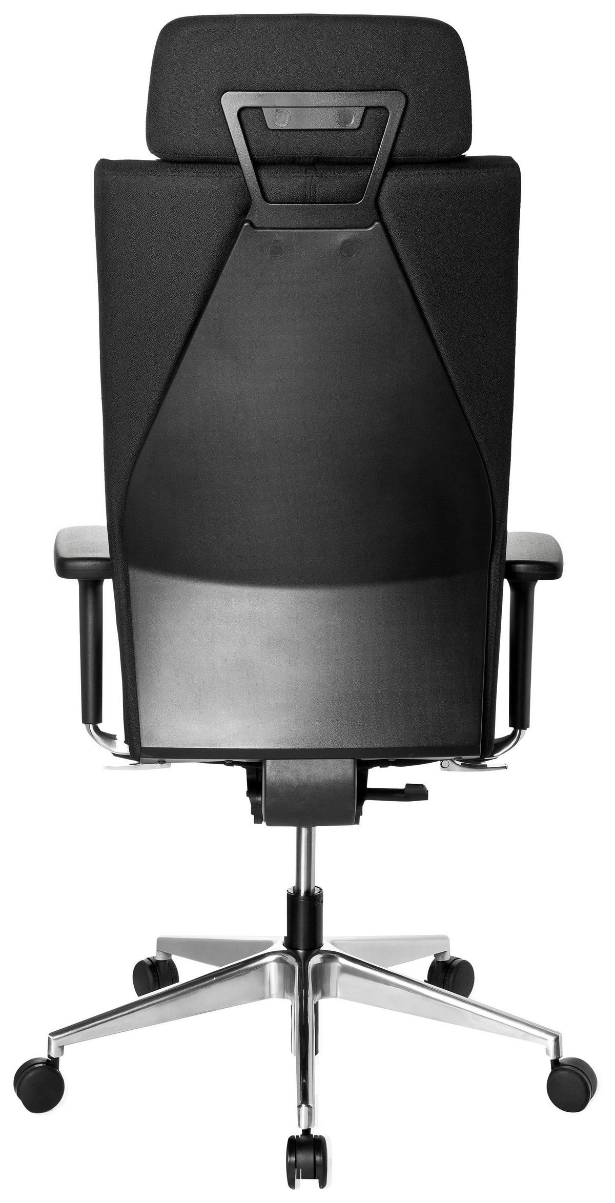 Drehstuhl Pro-Tec Xxl Schwarz - Alufarben/Schwarz, MODERN, Kunststoff/Textil (59/138/49cm) - MID.YOU
