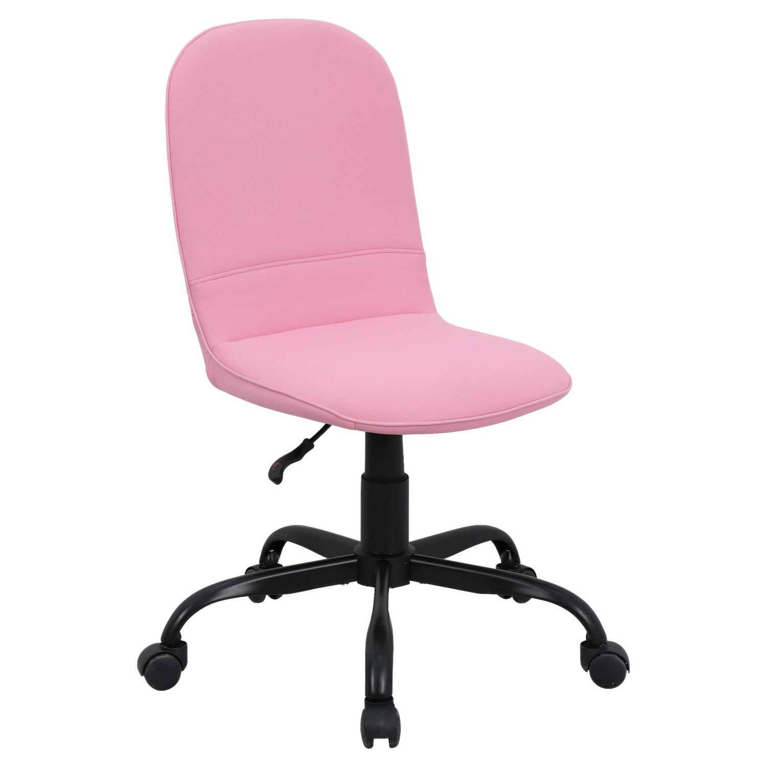 Drehstuhl Trolly Schwarz, Pink 42x95x54 cm