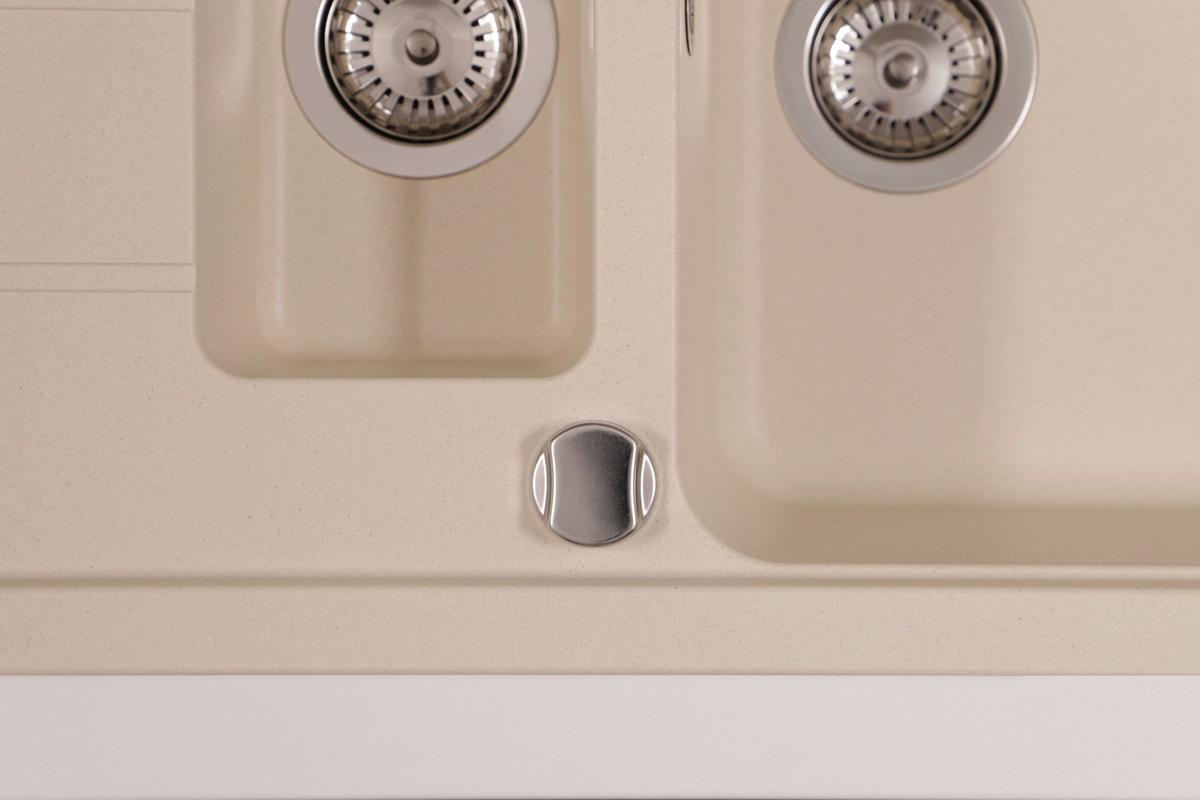 Spüle Austin Creme B: 100 cm - Creme, Design, Stein (100/20/50cm) - Respekta