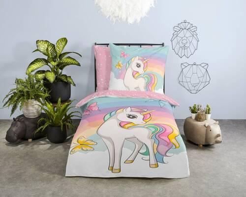 Jugendbettwäsche Dash Multicolor 135x200 cm - Multicolor, Design, Textil (135/200cm)