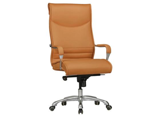 Chefsessel Bigboss B: 61 cm Hellbraun - Alufarben/Braun, KONVENTIONELL, Kunststoff/Textil (61/126/60cm) - Livetastic Chefsessel Bigboss B: 61 cm Hellbraun - Alufarben/Braun, KONVENTIONELL, Kunststoff/Textil (61/126/60cm) - Livetastic