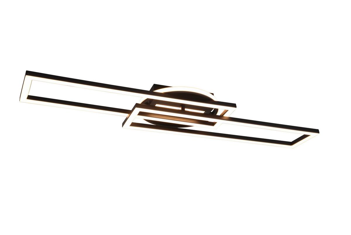 Led-deckenleuchte R67183132 Twister - Schwarz, Basics, Metall (90,5/24,5/8,5cm)