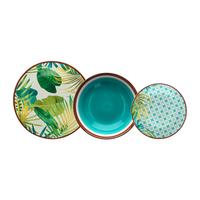 Tafelservice Metropolis Porzellan Multicolor 18-teilig - Multicolor, Basics, Keramik (27,5/22/34cm) - Tognana