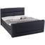 Boxspringbett mit Matratze, Lederlook 180x200cm Sign II - Anthrazit/Schwarz, MODERN, Holz/Kunststoff (180/200cm)