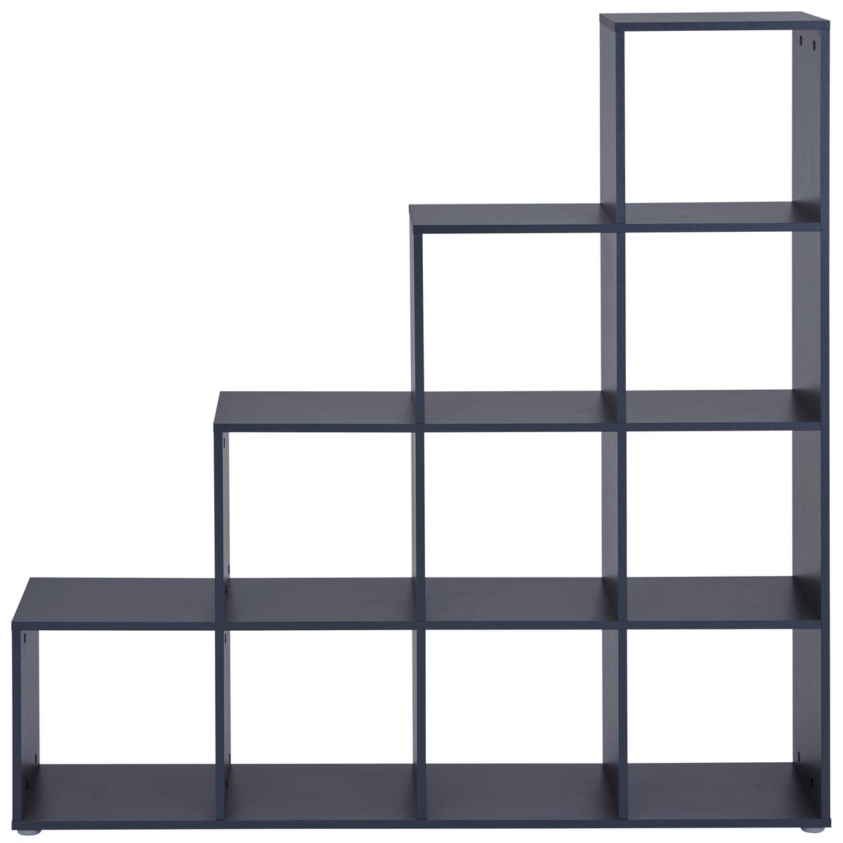 Raumteiler PISA 4 - Anthrazit, MODERN, Holzwerkstoff (149/148/35cm)