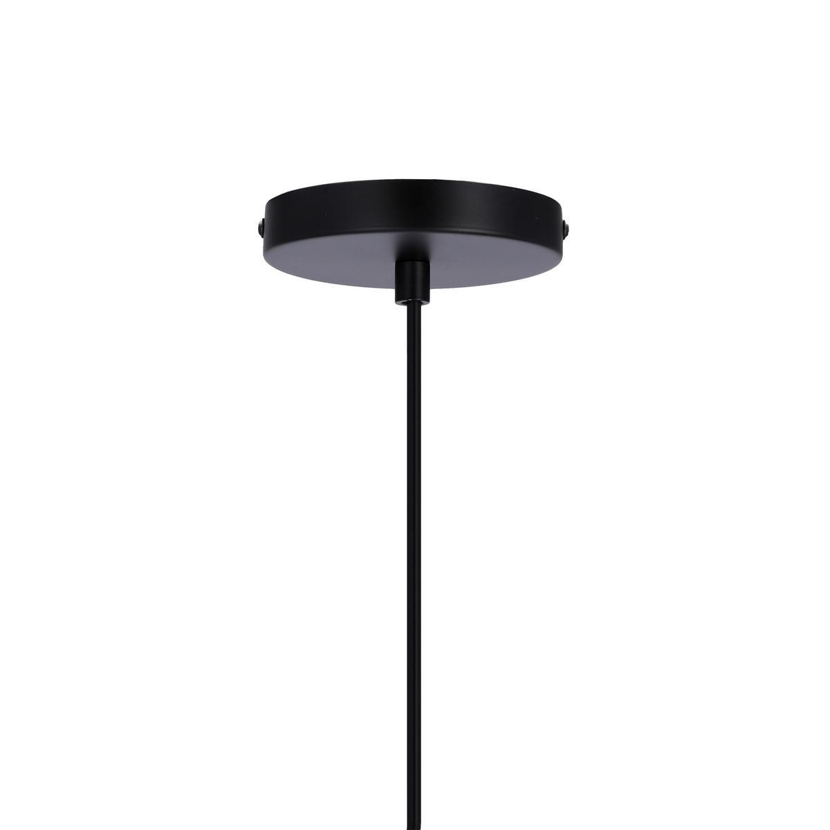Pendelleuchte 31-10148 Cordel - Schwarz/Weiß, Design, Metall (18.5/15/120cm)