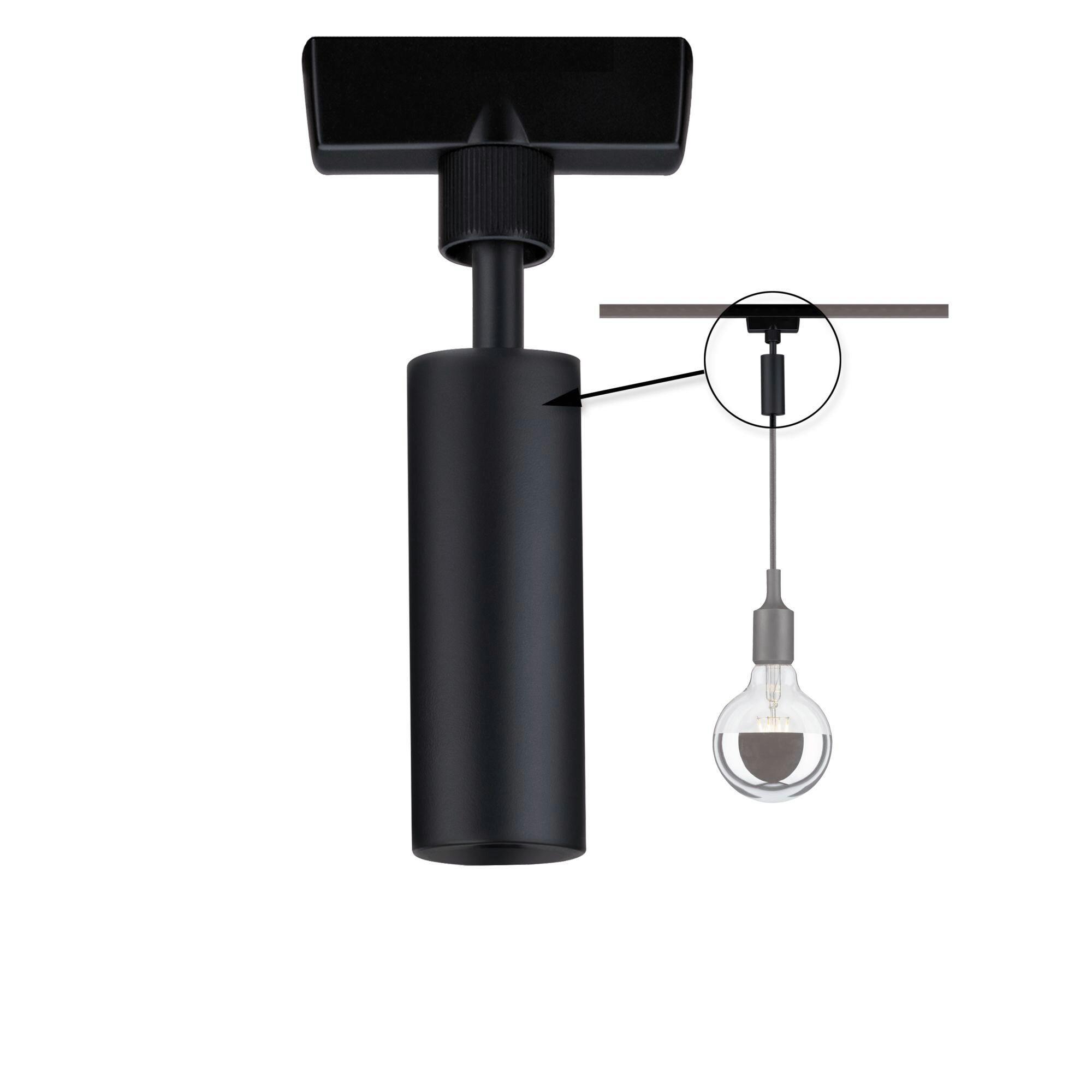 Schienensystem Urail Adapter 96914 Schwarz - Schwarz, Design, Kunststoff/Metall (2,3/12cm) - Paulmann