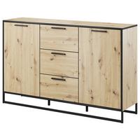 Kommode Mit Rahmengestell B 150 Cm Brooklyn, Eichefarben - Eichefarben, Basics, Holzwerkstoff (150cm) - P & B