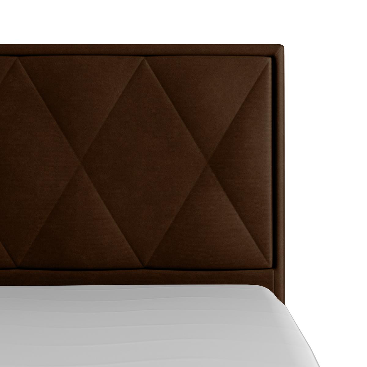 Boxspringbett mit Bettkasten Porto 180x200 cm Braun - Schwarz/Braun, MODERN, Holz/Textil (180/200cm) - MID.YOU