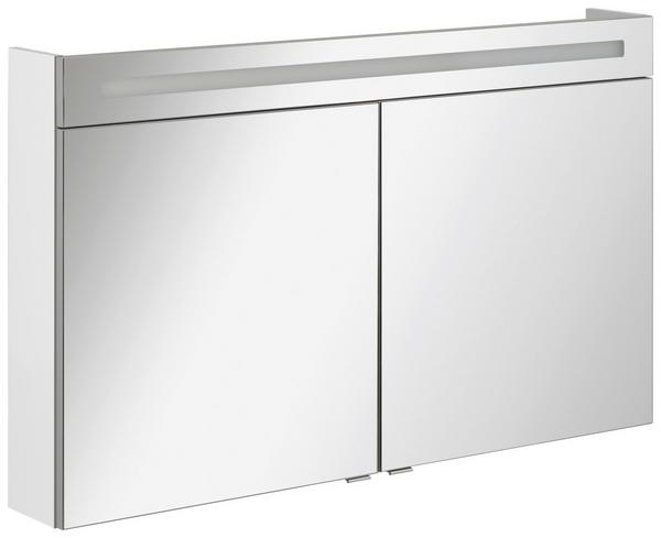 Spiegelschrank 120 cm in Weiß mit Beleuchtung