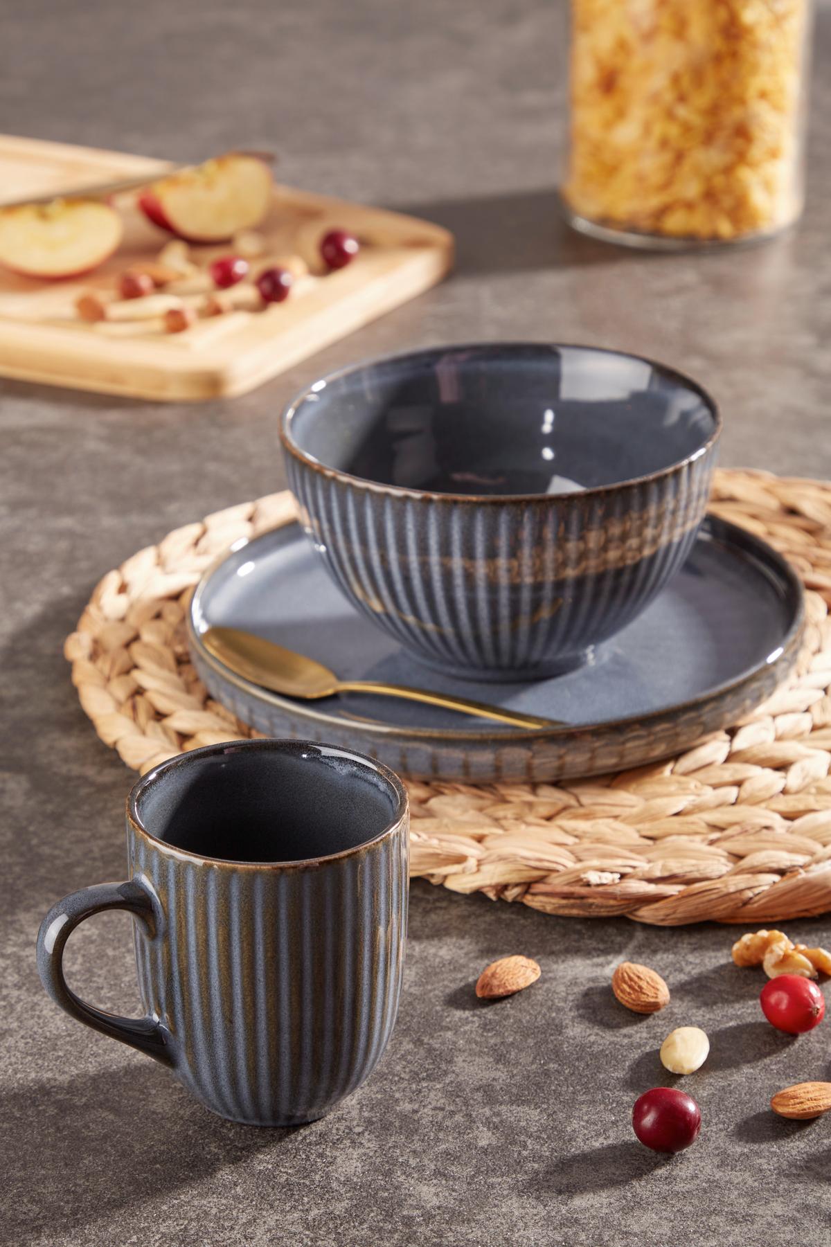 Müzlis Tál Danica - sötétkék, Romantik / Landhaus, kerámia (14/8cm) - James Wood