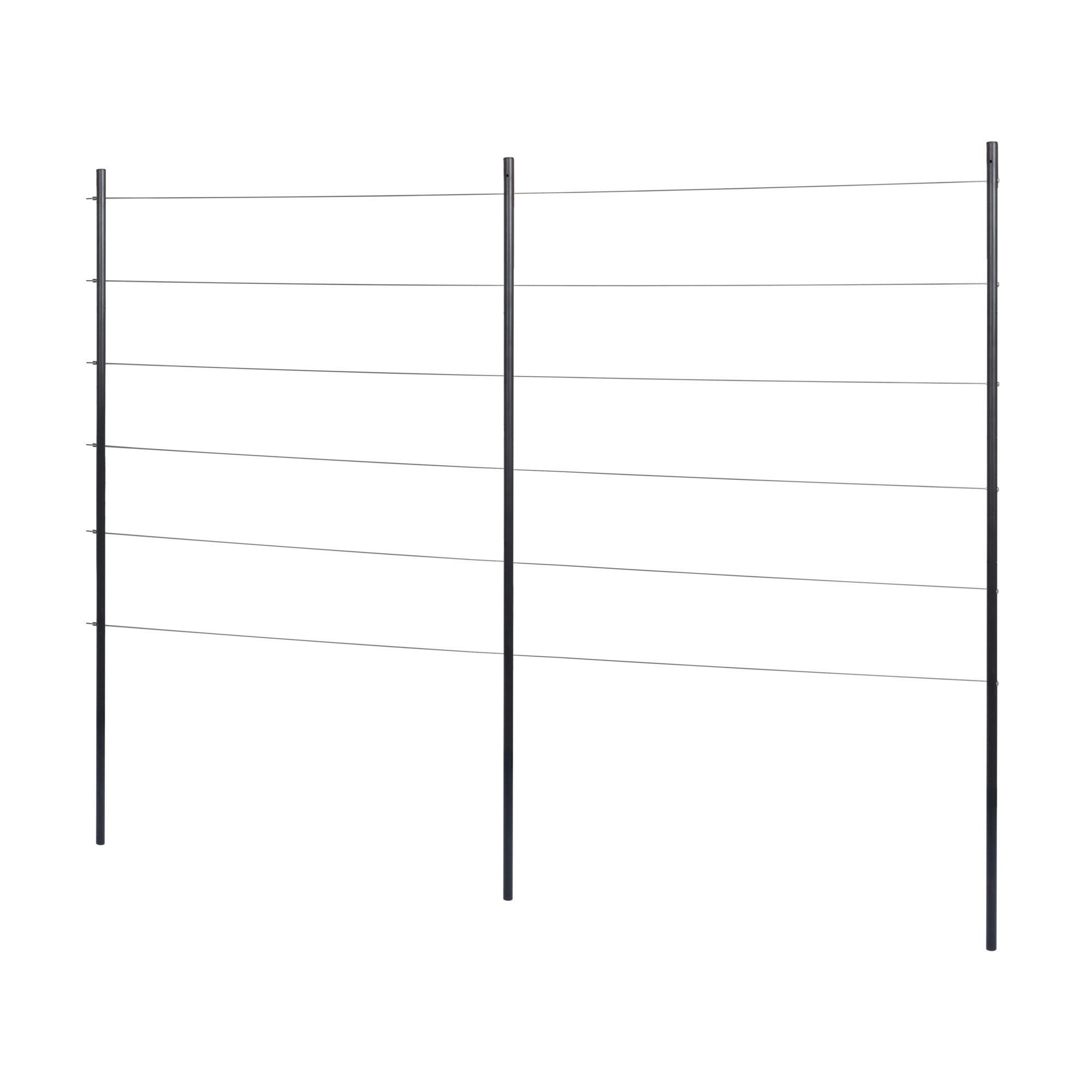 Rankhilfe Edelstahl BxH: 148x190 cm - Edelstahlfarben, Basics, Metall (148/190cm) - Windhager