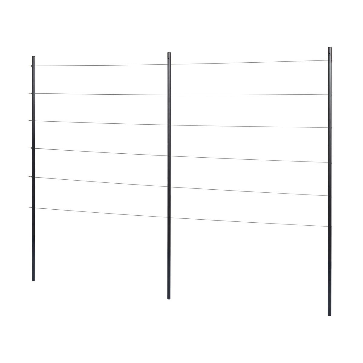 Rankhilfe Edelstahl BxH: 148x190 cm - Edelstahlfarben, Basics, Metall (148/190cm) - Windhager