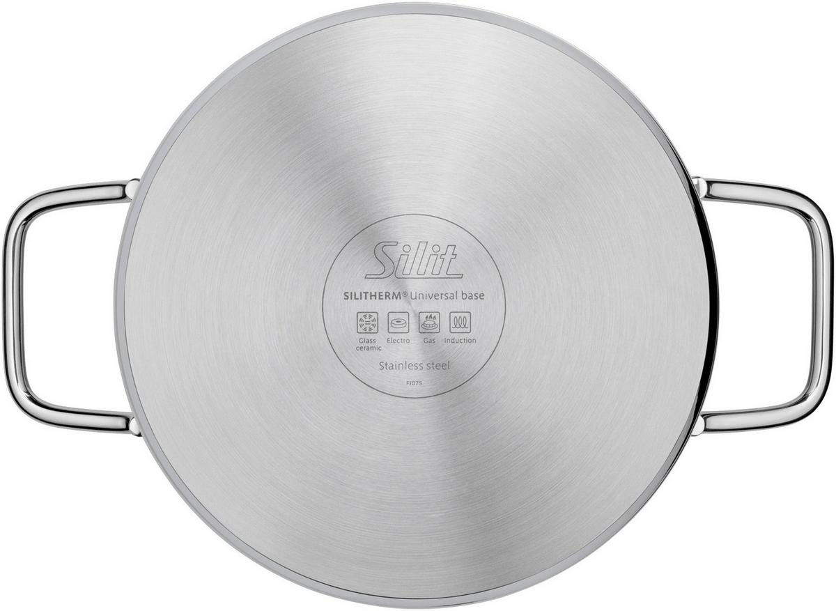 KOCHTOPFSET EXTRA-COOK - Edelstahlfarben, Basics, Metall - Silit
