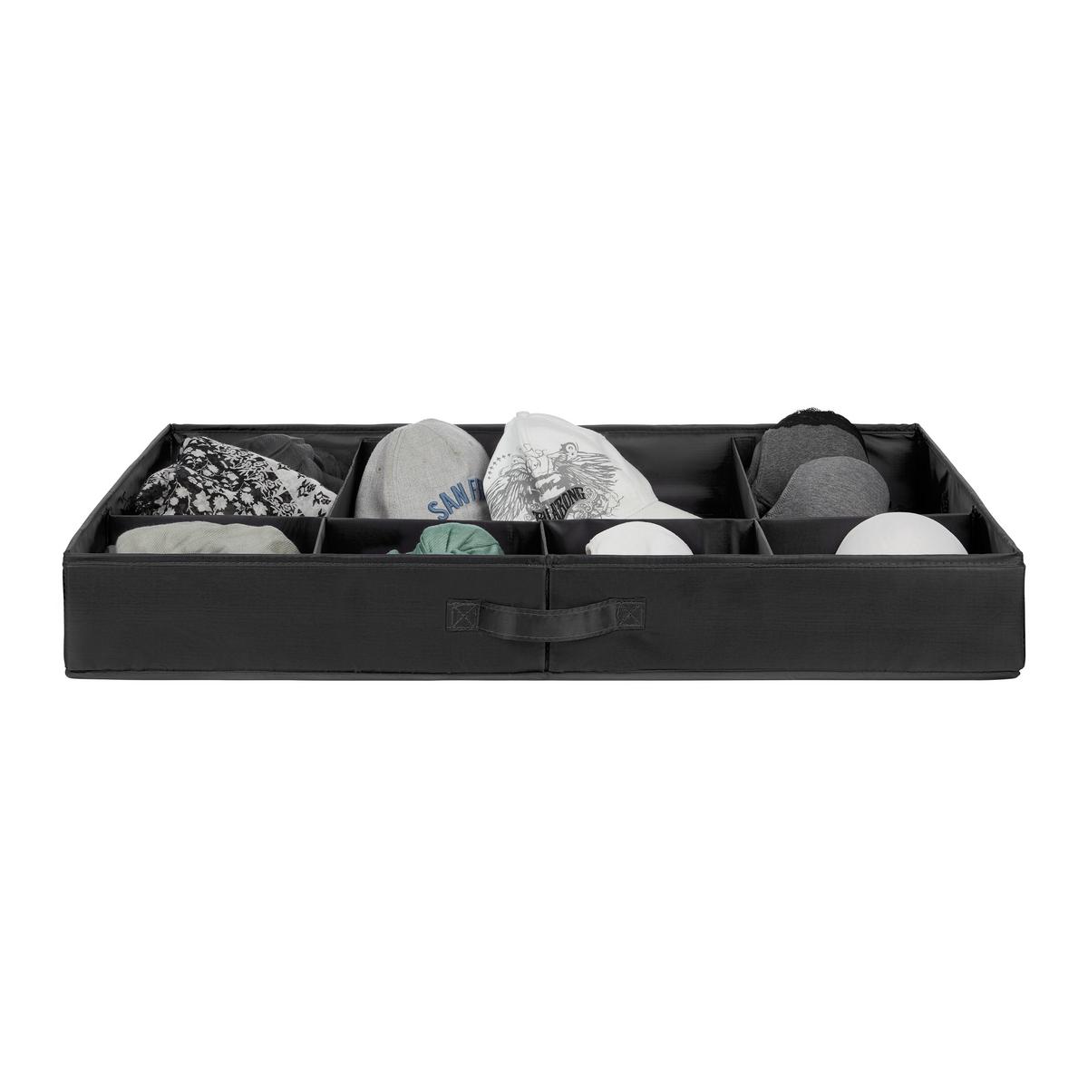 Zásuvkový box Unit, L - šedá, Konvenční, textil/plast (79,7/43,2/10,5cm) - Modern Living