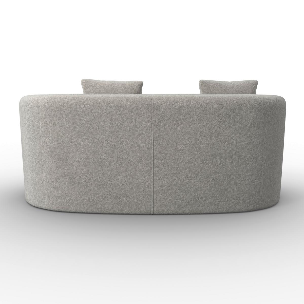 Pohovka JULIE, sivá ženilka, max. 360 kg - sivá, Modern, drevo/textil (178/66/82cm) - Bessagi Home