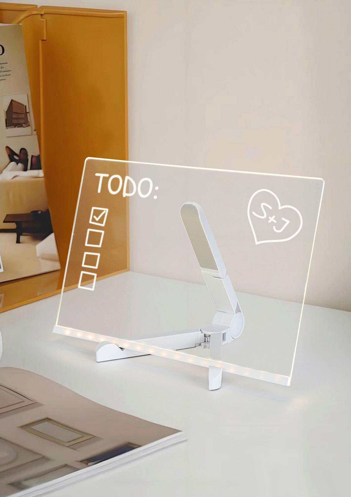 DEKORAČNÉ LED SVIETIDLO MALON - priehľadné/biela, Modern, plast (30/18,4/20cm) - Mömax