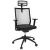 Drehstuhl Aspen Pro - Schwarz, Basics, Kunststoff/Textil (63/111-121/55cm) - MID.YOU
