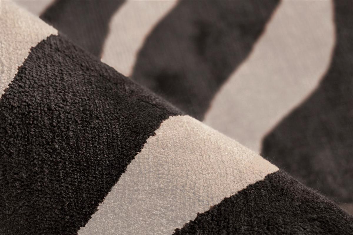 Teppich Sinai 125 Creme/schwarz, 200x290 Cm - Creme/Schwarz, KONVENTIONELL, Textil (200/290cm)