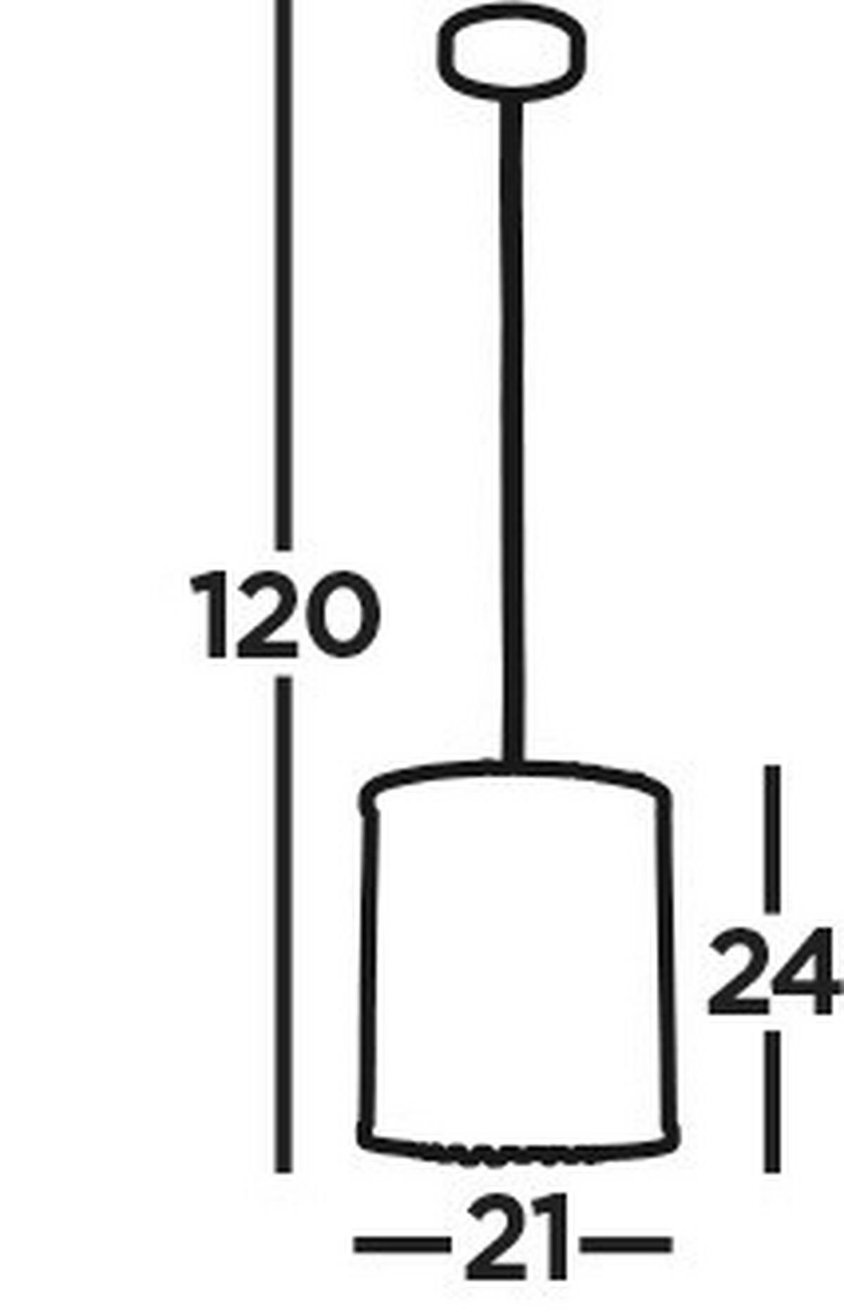 Hängeleuchte Elise H: 145 Cm 1-Flammig, Höhenverstellbar - Chromfarben, KONVENTIONELL, Glas/Metall (21/145cm)