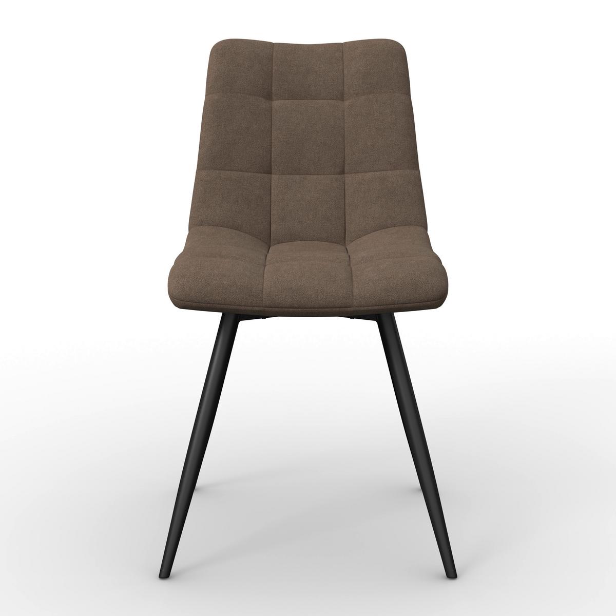 Židle Suri SURI - černá/světle šedá, Moderní, kov/dřevo (46/87/61cm) - Bessagi Home