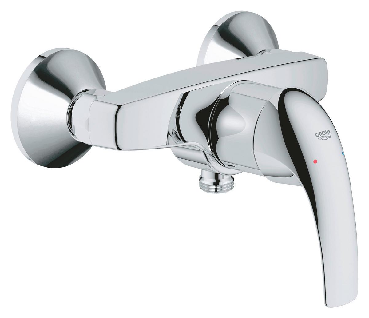 Duscharmaturen Start Curve Ehm H: 15 cm - Chromfarben, KONVENTIONELL, Metall (15cm) - Grohe