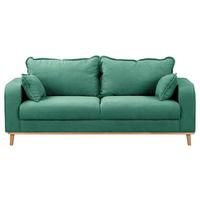 3-Sitzer-Sofa Beata Mintgrün B: 193 cm - Wengefarben/Mintgrün, Design, Textil (193/86/87cm) - Livetastic