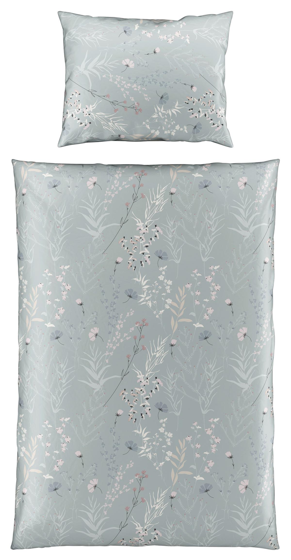 Povlečení Lina, 70/90 140/200cm - šedá, Konvenční, textil (140/200cm) - Mömax