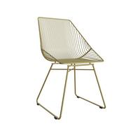 STUHL Ellis Goldfarben B: 59 cm - Goldfarben, Design, Metall (59/83/54cm) - MID.YOU
