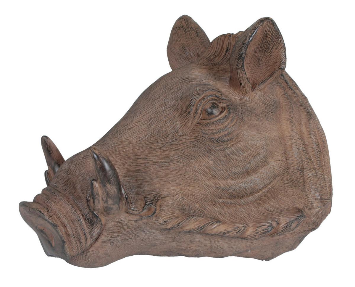Dekoschwein Braun B: 28,5 Cm - Braun, Basics, Kunststoff (28,5/41,5/36,6cm)