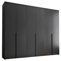 Drehtürenschrank 270 Cm Kevo Graphitfarben - Graphitfarben, MODERN, Holzwerkstoff (270/225/52cm) - Carryhome