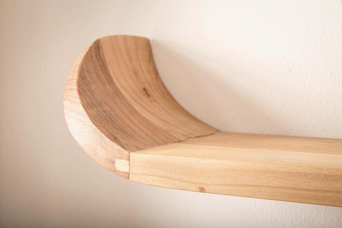 WANDBOARD Braun B: 60cm - Design (60/36/20cm) - Livetastic