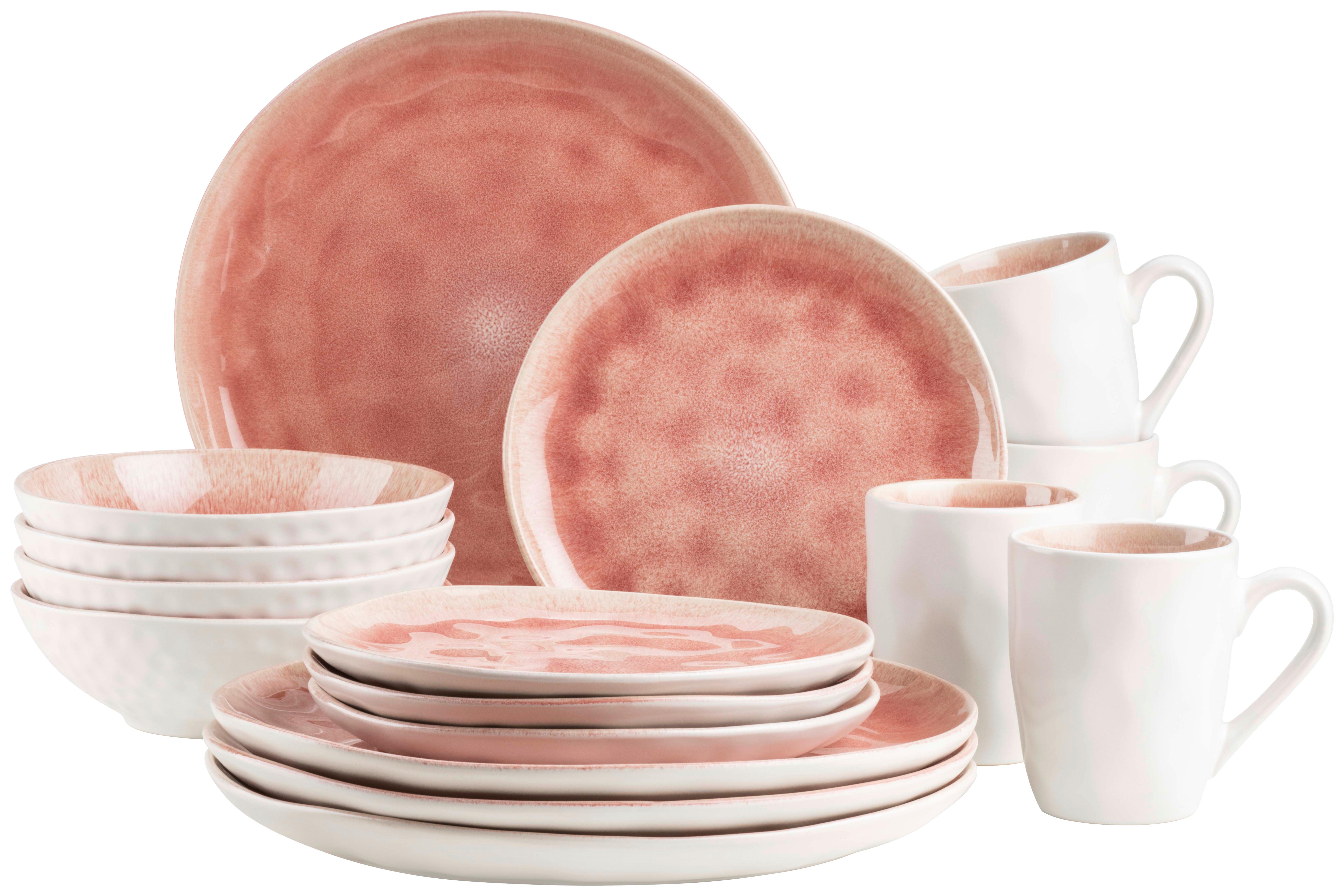 Kombiservice Frozen 4 Personen Geschirr Set - Beere, Trend, Keramik - Mäser