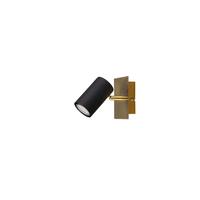 Strahler Marley 1-Flammig verstellbar L: 12 cm - Goldfarben/Schwarz, Basics, Metall (12/12/15cm) - Trio Leuchten
