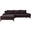 Sedací Souprava Manila - hnědá, Lifestyle, textilie (212/315cm) - Luca Bessoni Sedací Souprava Manila - hnědá, Lifestyle, textilie (212/315cm) - Luca Bessoni