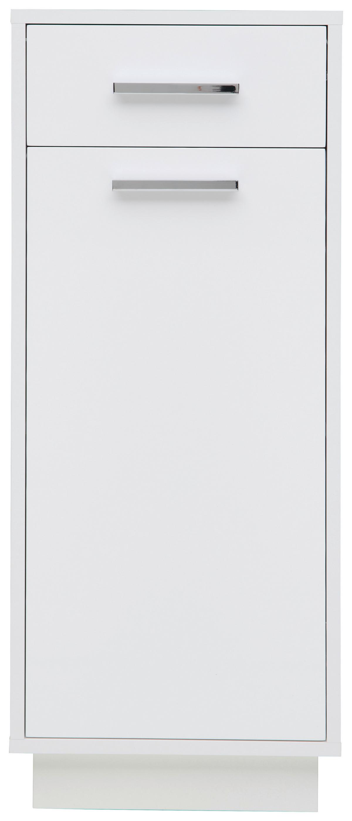 Badezimmer Milano Weiß, Dekor Artisan B: 156 cm - Weiß/Eiche Artisan, MODERN, Holzwerkstoff (156/190/40cm)