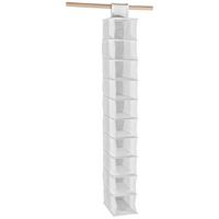 ZÁVĚSNÝ ÚLOŽNÝ PROSTOR CLIFF 1 - bílá, Moderní, textil (15,5cm)
