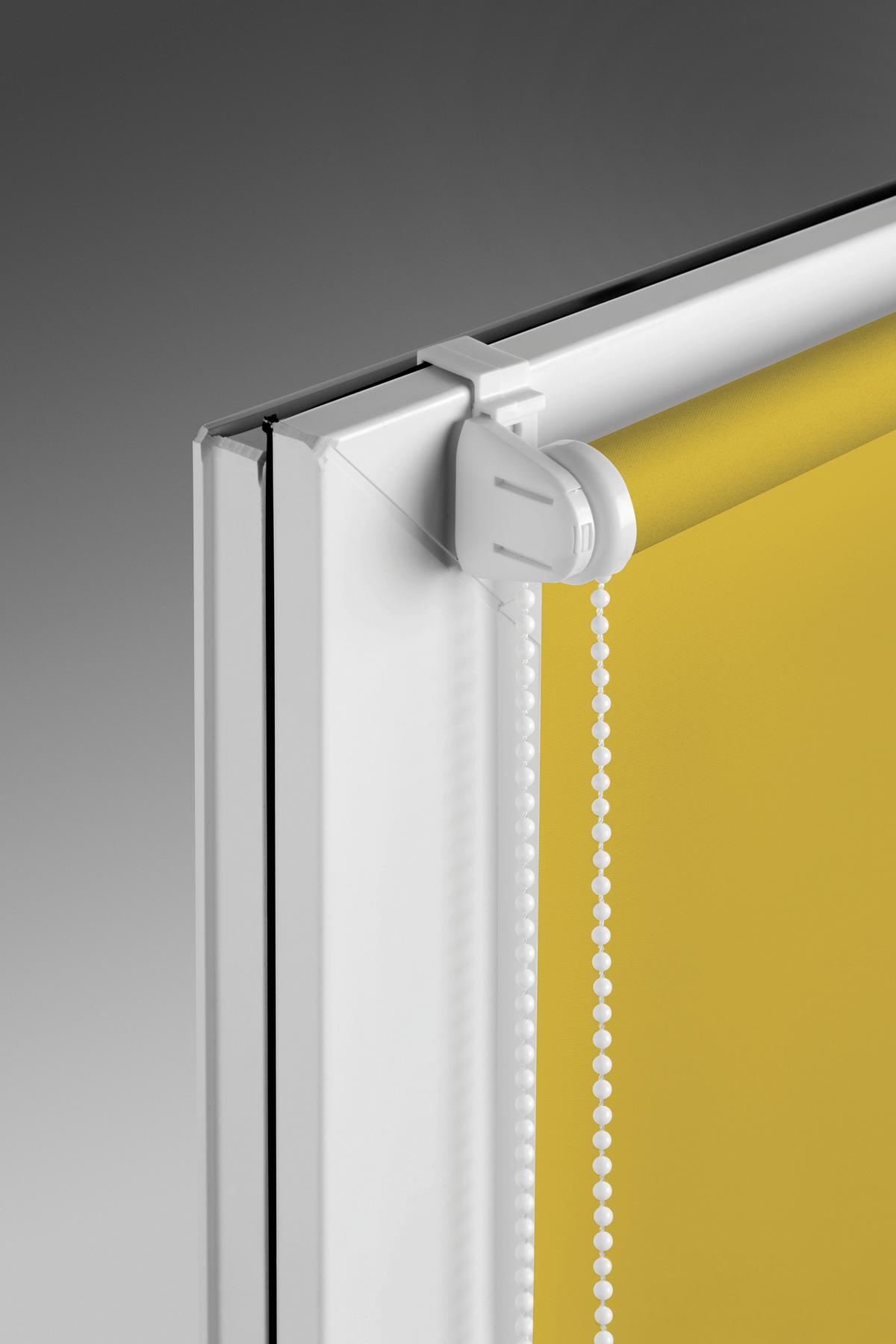 Rollo Win Goldfarben B: 90 cm - Goldfarben, Basics, Textil (90/210cm)