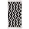 RUČNE TKANÝ KOBEREC Inaya 1, 80/150cm - biela/antracitová, Modern, textil (80/150cm) - Mömax