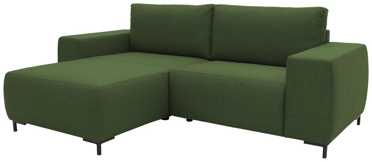 Ecksofa Looks Vi Grün - Schwarz/Grün, Design, Textil (242/160cm) - LOOKS by W.Joop