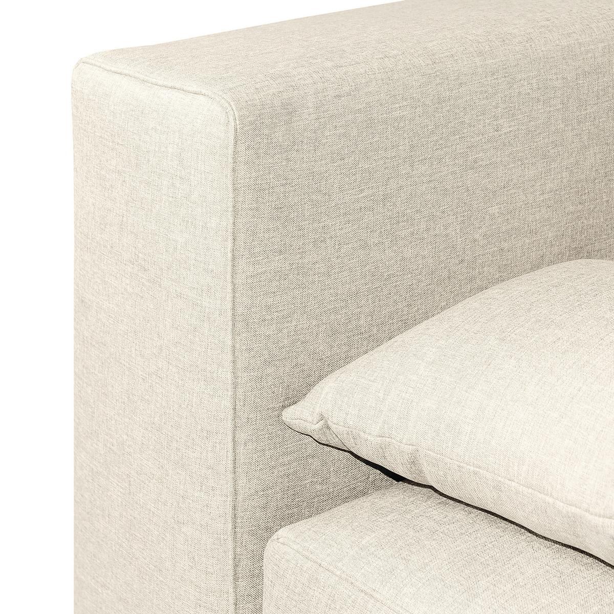 Schlafsofa Dingo, Creme B: 202 cm - Dunkelbraun/Creme, Design, Textil (202/85/110cm) - MID.YOU