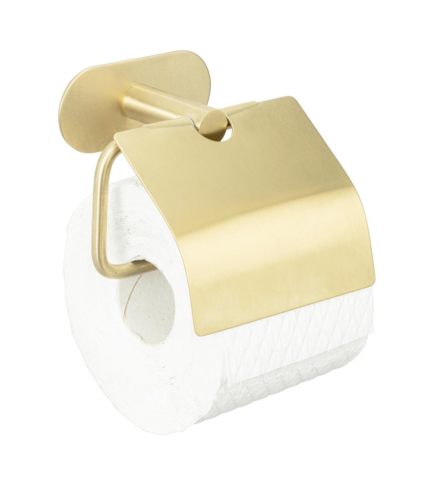 Držiak na toaletný papier TURBO-LOC -SB- - zlatá, Lifestyle, kov (14/12,5/7cm) - Mömax