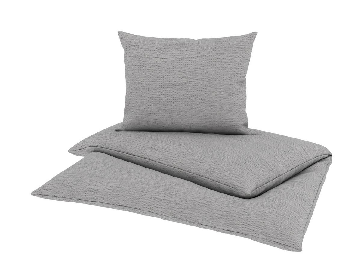 Bettwäsche Ariana - Silberfarben, MODERN, Textil - Luca Bessoni