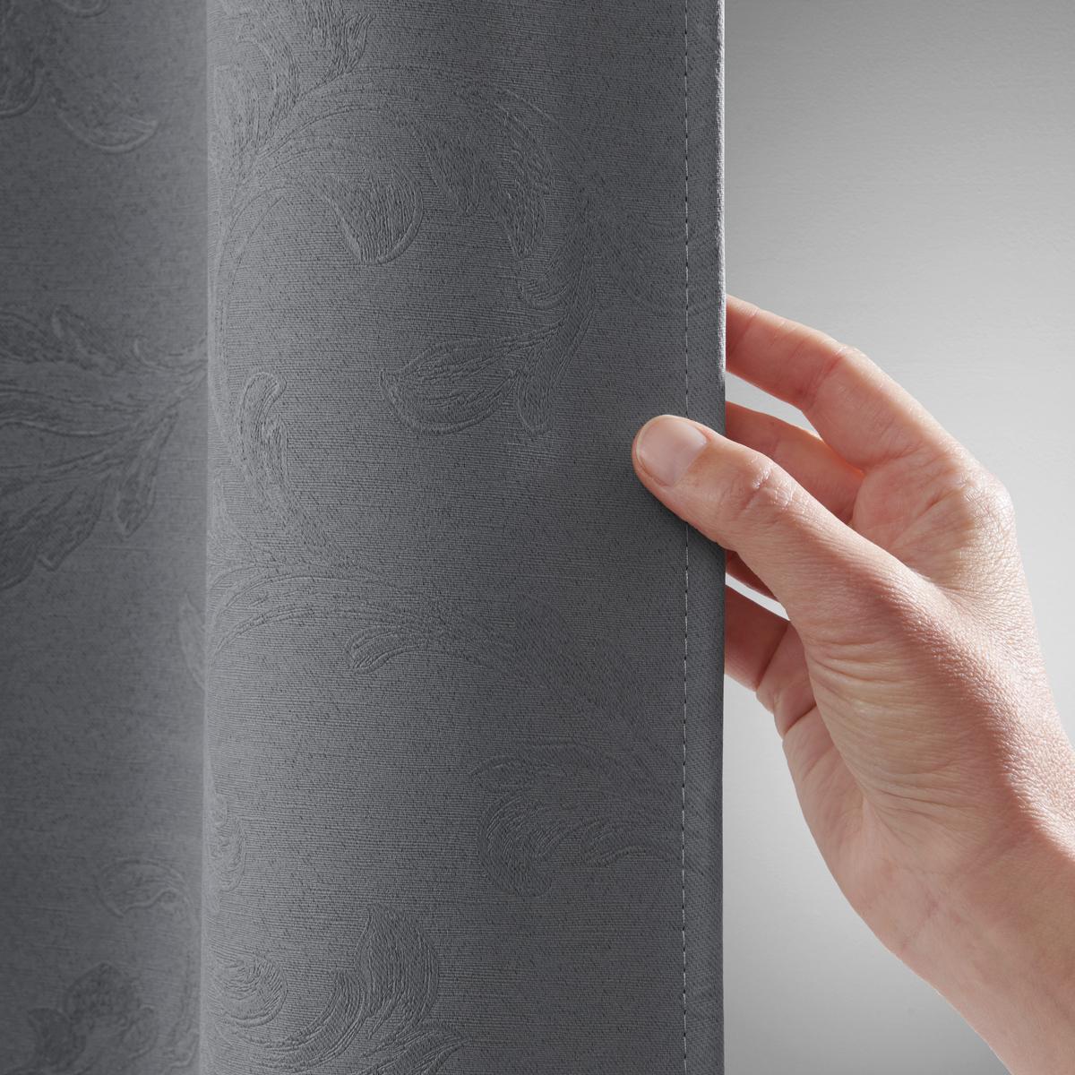 ZATEMŇOVACÍ ZÁVĚS ALVA - antracitová, Moderní, textil (140/245cm) - Premium Living