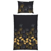 Bettwäsche Cleo - Goldfarben/Grau, ROMANTIK / LANDHAUS, Textil - James Wood