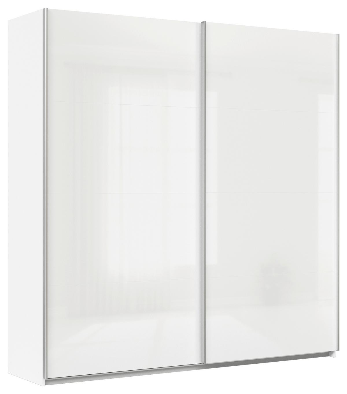 Schwebetürenschrank Feldkirch 225 maxihöhe - Weiß Hochglanz/Weiß, MODERN, Holzwerkstoff (225/229/62cm)