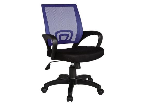 Jugenddrehstuhl Rivoli B: 57 cm Blau / Schwarz - Blau/Schwarz, KONVENTIONELL, Kunststoff/Textil (57/97/50cm) - Livetastic Jugenddrehstuhl Rivoli B: 57 cm Blau / Schwarz - Blau/Schwarz, KONVENTIONELL, Kunststoff/Textil (57/97/50cm) - Livetastic